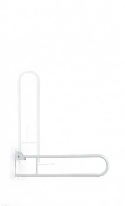 REHA FUND Toilet handrail, bathroom hinged handle White