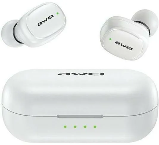 Casti Bluetooth AWEI Bluetooth headphones 5.1 T13 Pro TWS white