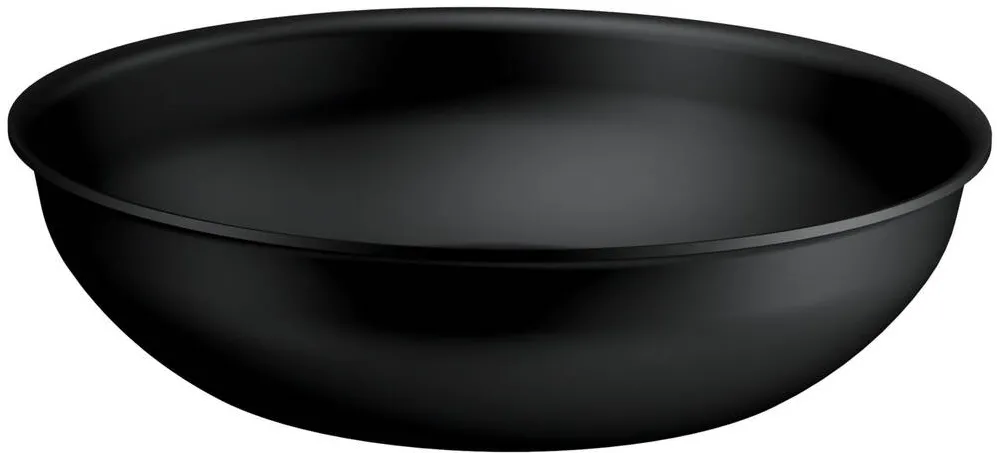 TEFAL Tigaie wok Tefal Ingenio Excellence+, 28 cm, inductie, invelis antiaderent, indicator Thermo-Signal, tehnologie FUSION CORE, aluminiu, negru
