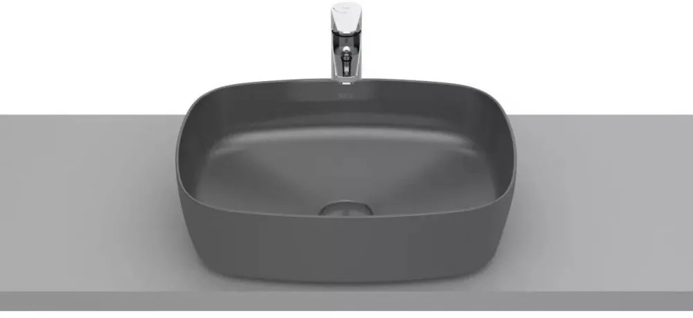 Roca Lavoar Inspira A327500640, montare pe blat, 50 x 37 cm, FineCeramic, mat, Antracit