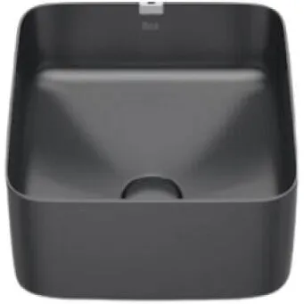 Roca Lavoar ceramic,, Inspira Fineceramic, pe blat, 37.5x37.5 cm, negru mat