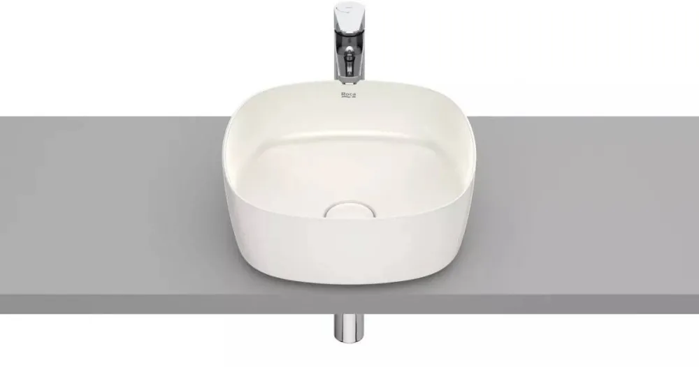 Roca Lavoar Inspira A327502650, montare pe blat, 37 x 37 cm, FineCeramic, Bej