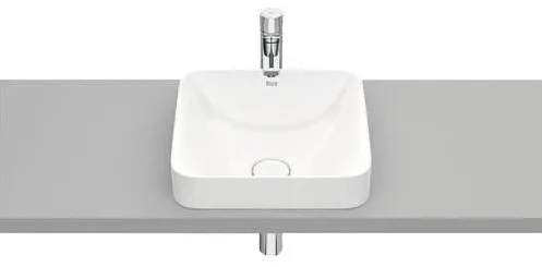 Roca Lavoar Inspira Square, 37 cm, Alb