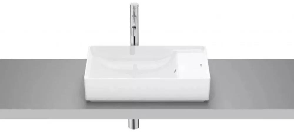 Roca Lavoar Ona A32768C000, montare pe blat, 55 x 34.5 cm, FineCeramic, Alb