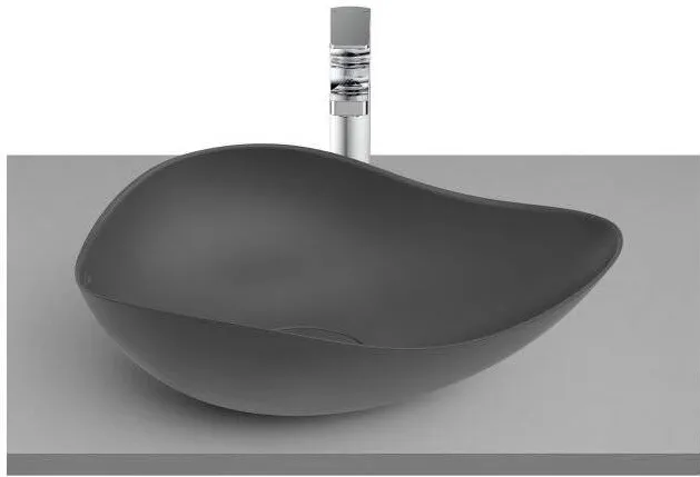 Roca Lavoar tip bol Ohtake A327A13640, 540 x 375 mm, montare pe blat, Antracit
