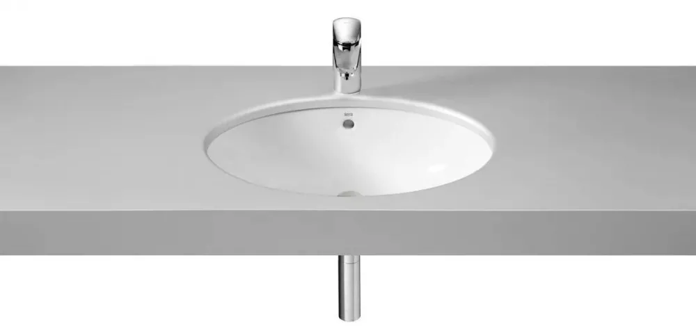 Roca Lavoar Berna A327899000, montare sub blat, 62 x 39 cm, Alb