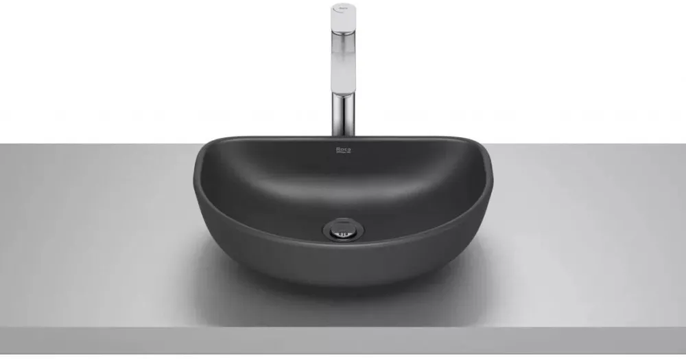 Roca Lavoar Optica A327C10080, montare pe blat, 45 x 30 cm, mat, Negru