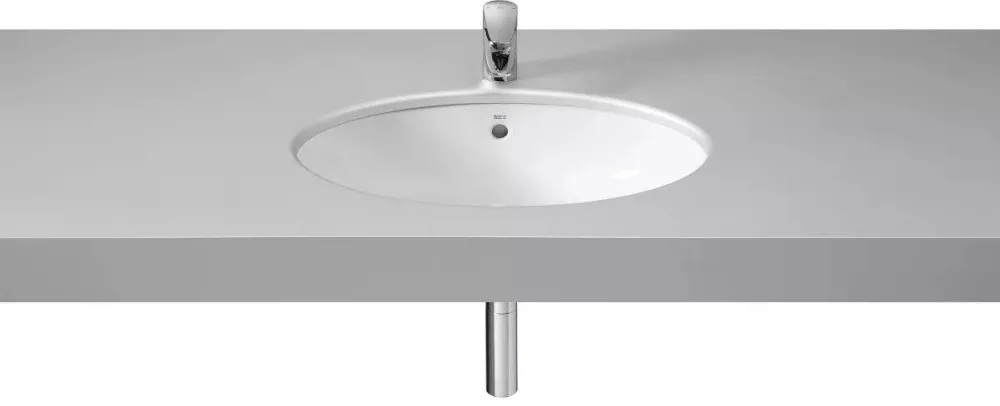 Roca Lavoar Berna A327871001, montare sub blat, 56.4 x 42.4 cm, Alb