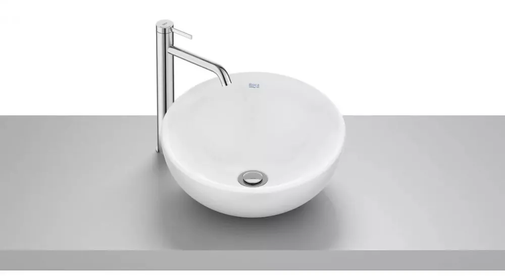 Roca Lavoar tip bol A32787K000, 380 x 380 mm, montare pe blat, Alb