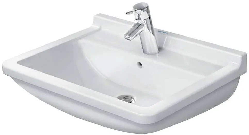 Duravit Lavoar Starck 3, pe perete, 60 x 45 cm, alb, 0300600000