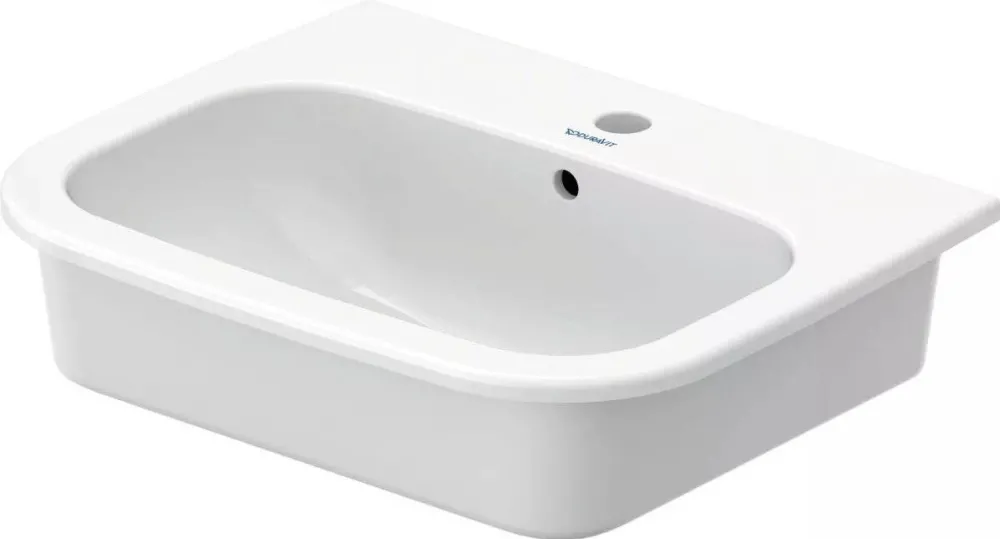 Duravit Lavoar D-Code, incastrat, in blat, 545 x 435 mm, alb, 0337540000