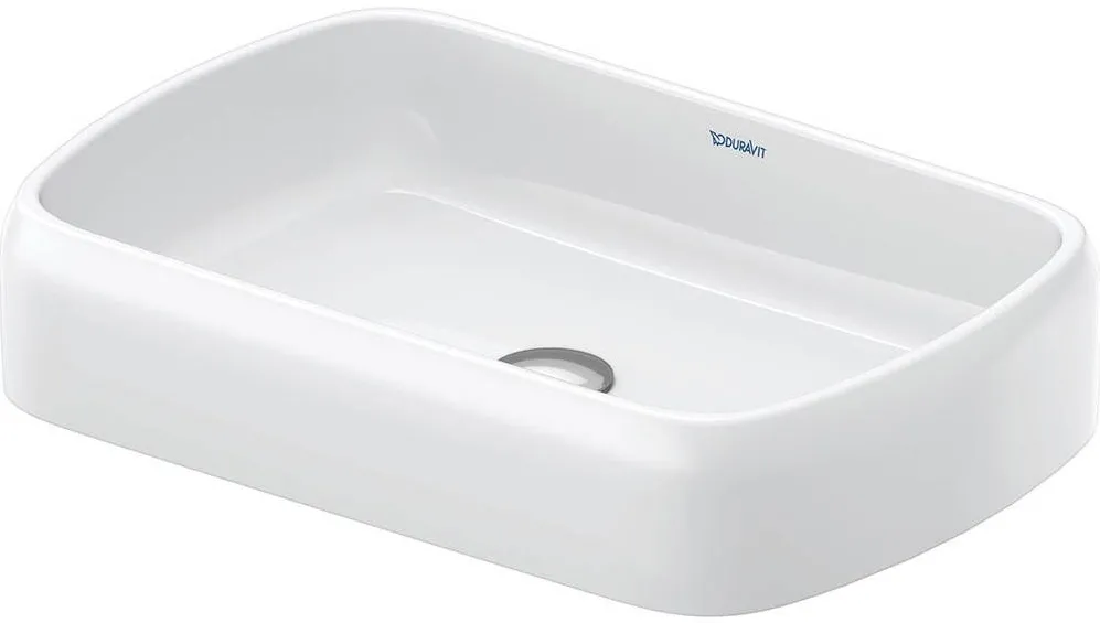 Duravit Lavoar Qatego, pe blat, 60 x 40 cm, alb, 2384600079
