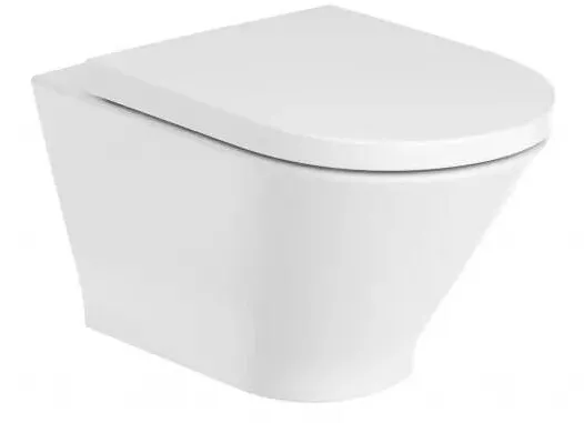 Roca Vas WC Roca The Gap A3460NL000, suspendat, Rimless, fara capac, Alb