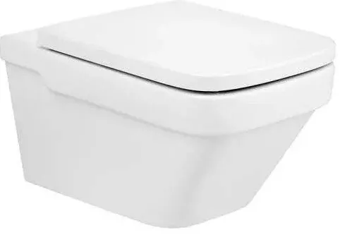 Roca Vas WC Dama A34678L000, suspendat, Rimless, fara capac, Alb
