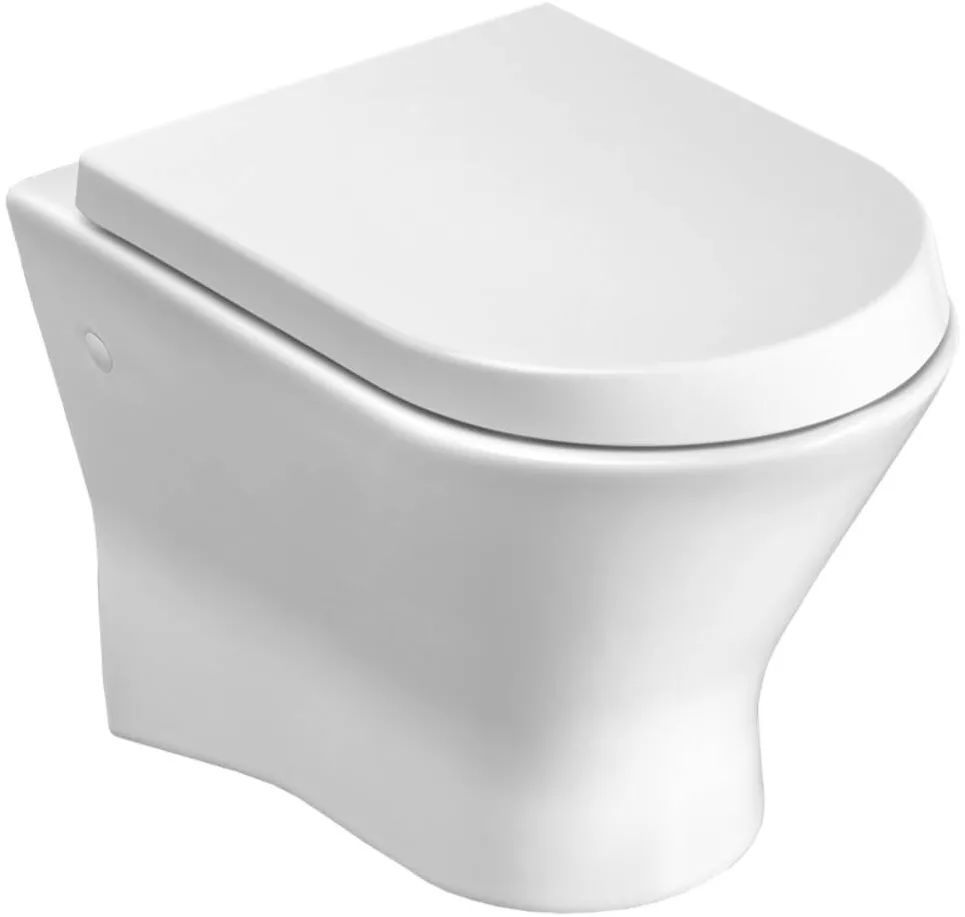 Roca Vas WC Roca Nexo A34664L000, suspendat, Rimless, fara capac, Alb