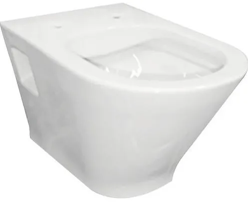 Roca Vas WC Suspendat, A3460N7000, The Gap Round Rimless, Alb