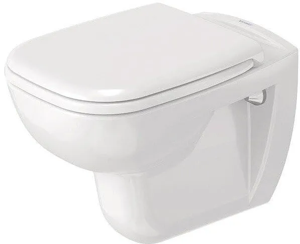 Duravit Vas WC D-Code, suspendat, capac, alb, 45351900A1