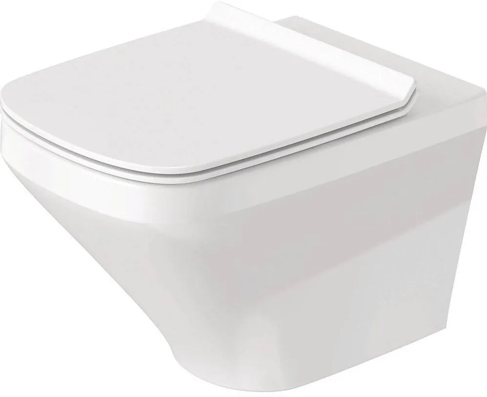Duravit Vas WC DuraStyle, suspendat, Rimless, capac SoftClose, alb, 45510900A1