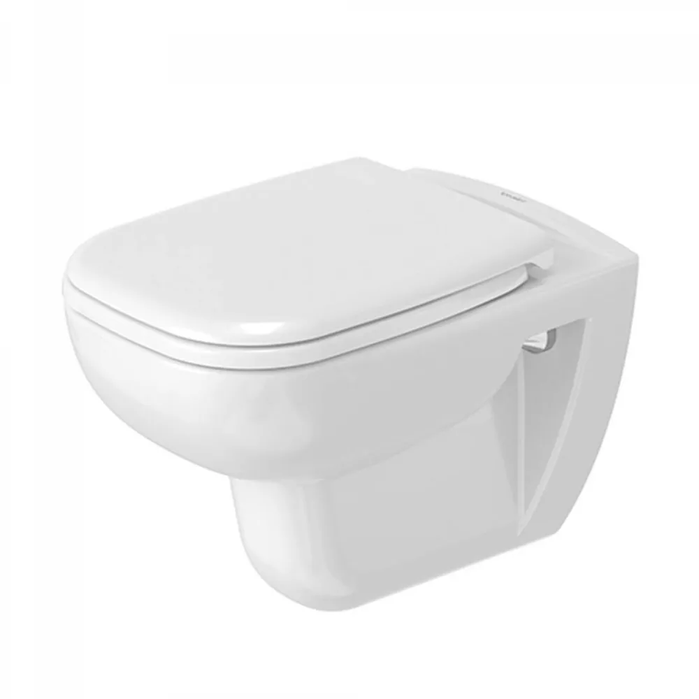Duravit Vas WC D-Code, suspendat, Rimless, capac SoftClose, alb, 45700900A1