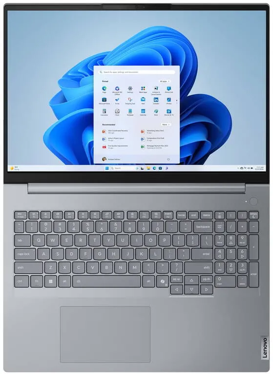 Laptop Lenovo ThinkBook 16 Gen 8 IAL 16 WUXGA ULT9-185H/16GB/512GB/Intel Graphics/WIN11 Pro/ENG Backlit kbd/Arctic Grey/FP/2Y Warranty