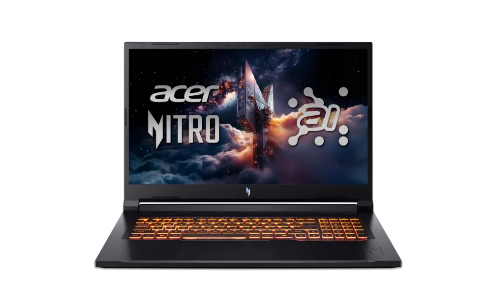 Laptop Acer Nitro V 17 ANV17-41-R27Z/17,3"/QHD IPS/AMD Ryzen AI 7-260H/32GB/1TB/Nvidia RTX 5060/Win11Home/Black/2Y Warranty