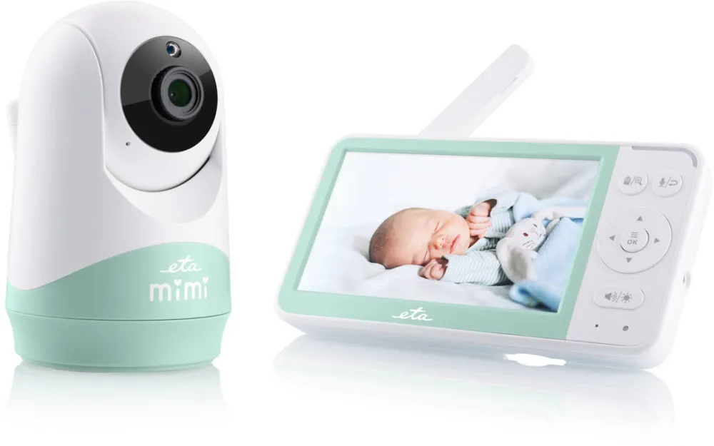 Camera Supraveghere ETA ETA530690000 MIMI Baby monitor, Flexible camera, White/Green