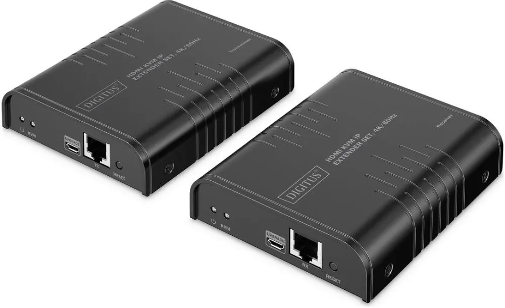 Switch KVM Digitus DIGITUS HDMI KVM IP Extender Set, 4K/60Hz
