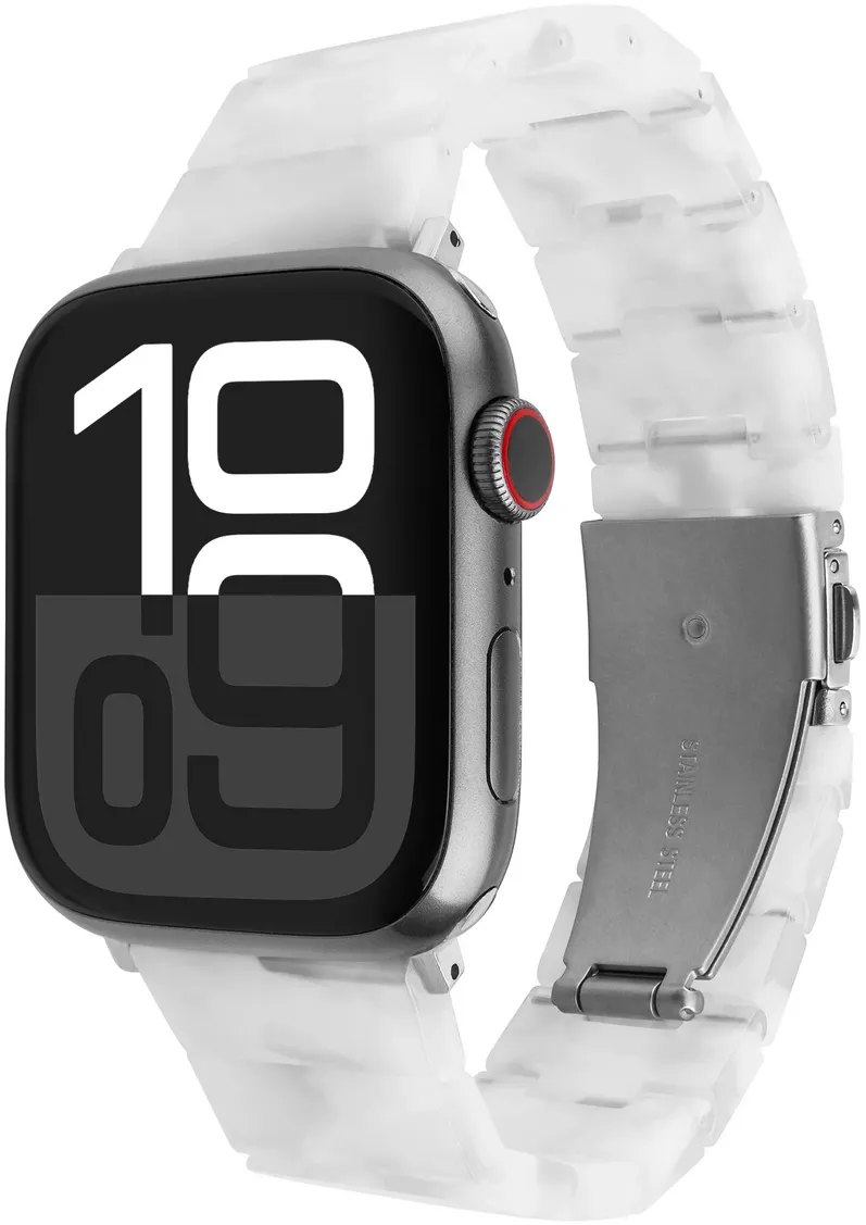 Fixed Resin Strap pro for Apple Watch 38/40/41, Cloud White