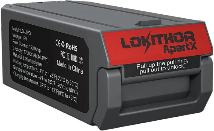 Lokithor Baterie LiPo ApartX de 1500 Ah si 44,4 Wh