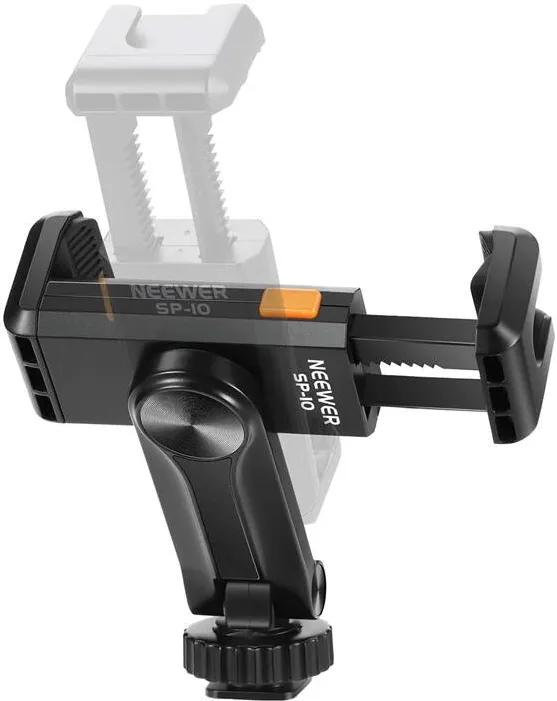 Neewer BASICS SP-10 Phone Tripod Mount Holder with 1/4"