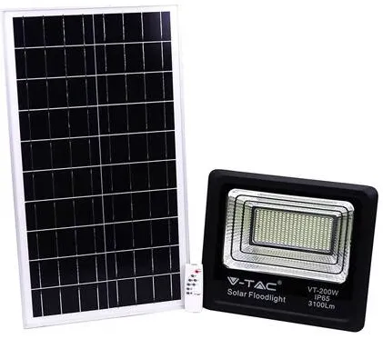 V-TAC Reflector LED 40W 6000K cu incarcare solara