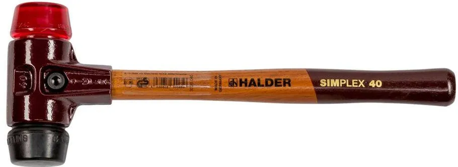 Halder SIMPLEX soft-face mallet 40 comp. rubber/plast. TE SIMPLE