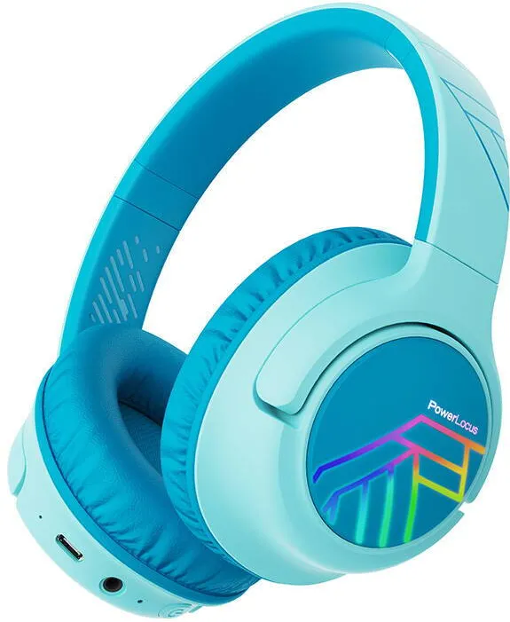 Casti Over-Head PowerLocus Wireless PowerLocus Bobo Kids Headphones (blue)