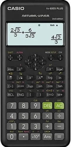 CASIO FX-82ESPLUS-2 Calculator stiintific, 252 FUNCTIONS, 77X162MM, BLACK, BOX