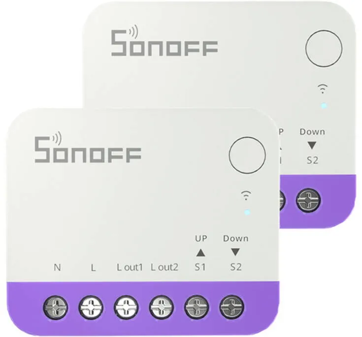Sonoff MINI-RBS WiFi mini comutator inteligent pentru obloane rulante (2 buc.)