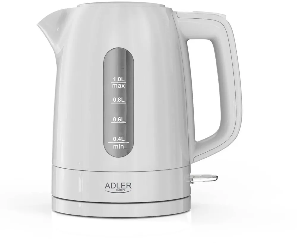Fierbator Adler AD 1380w Electric, Plastic, 1 L, Alb