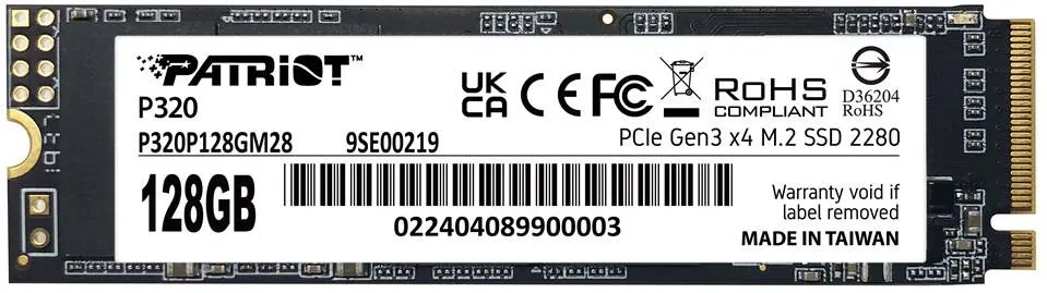 SSD Patriot P320, 128GB, M.2, 2280 PCIE
