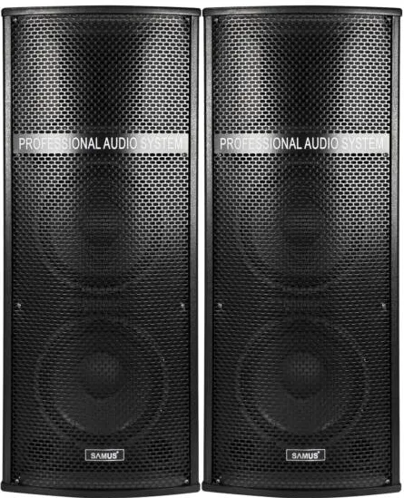 Samus Set 2 boxe Samus Twin Sound 22 Pro putere RMS 2x120 W / de ieire 2x250 W / PMPO 4000 W, Compatibil MP3, MP4, DVD, TV, PC, Smartphone, etc. FM Radio Bluetooth
