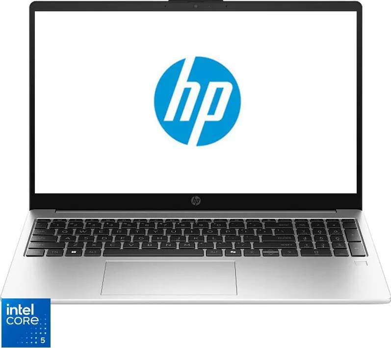 Laptop HP Laptop HP 250R G10, Intel Core i5, 16 GB RAM, 512 GB SSD, Silver, 39.6 cm (15.6") Full HD, argintiu
