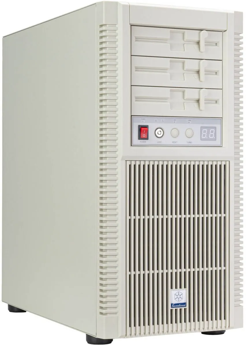 Carcasa PC Silverstone SilverStone FLP02, Tower Case beige