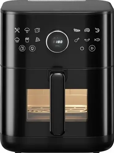 ZWILLING Friteuza 1034346 cu aer cald 6 L, negru