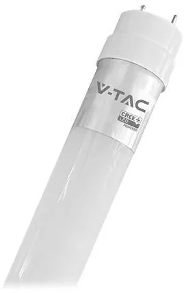 V-TAC TUB LED T8 G13 PLASTIC 9W 60CM 6400K ALB RECE, CIP CREE