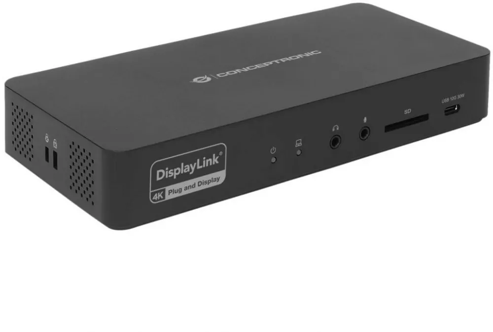 Docking Station CONCEPTRONIC Statie de andocare Conceptronic DONN31B 17 in 1 USB 3.2 Gen 2 negru