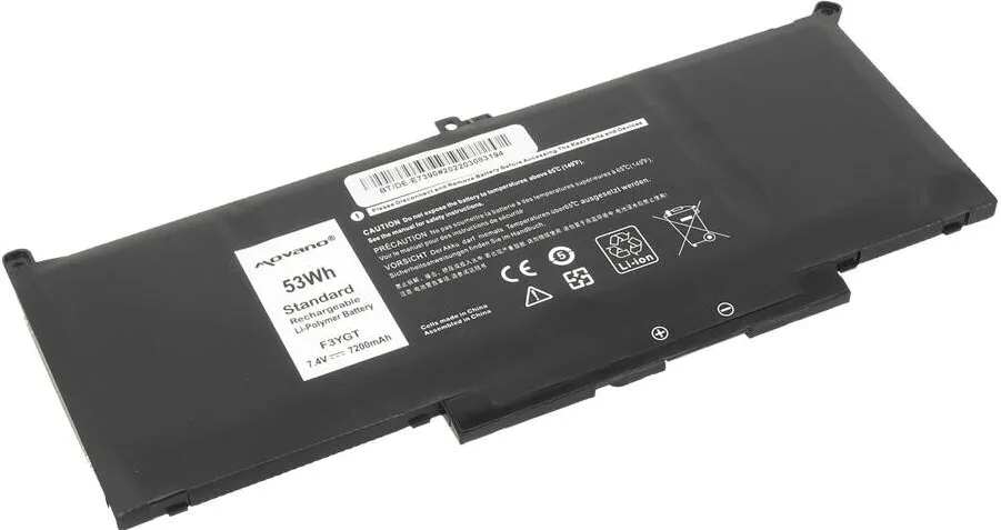 Acumulator Laptop Movano pentru Dell Latitude, 7200 mAh, negru