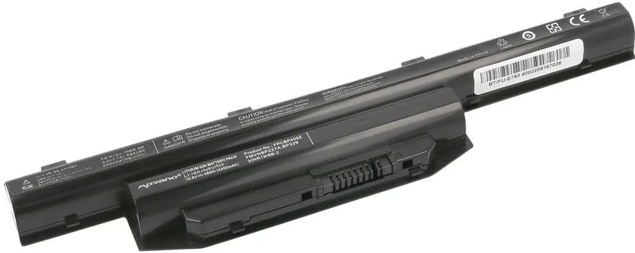 Acumulator Laptop Movano pentru Fujitsu Lifebook E753, 4400 mAh, Negru