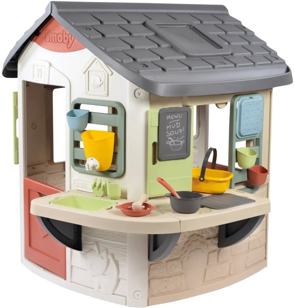 Smoby Casuta pentru copii Smoby Life - Mud Coocking House, cu accesorii