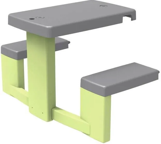 Smoby Masa de picnic cu doua banci Smoby Life pentru casuta verde