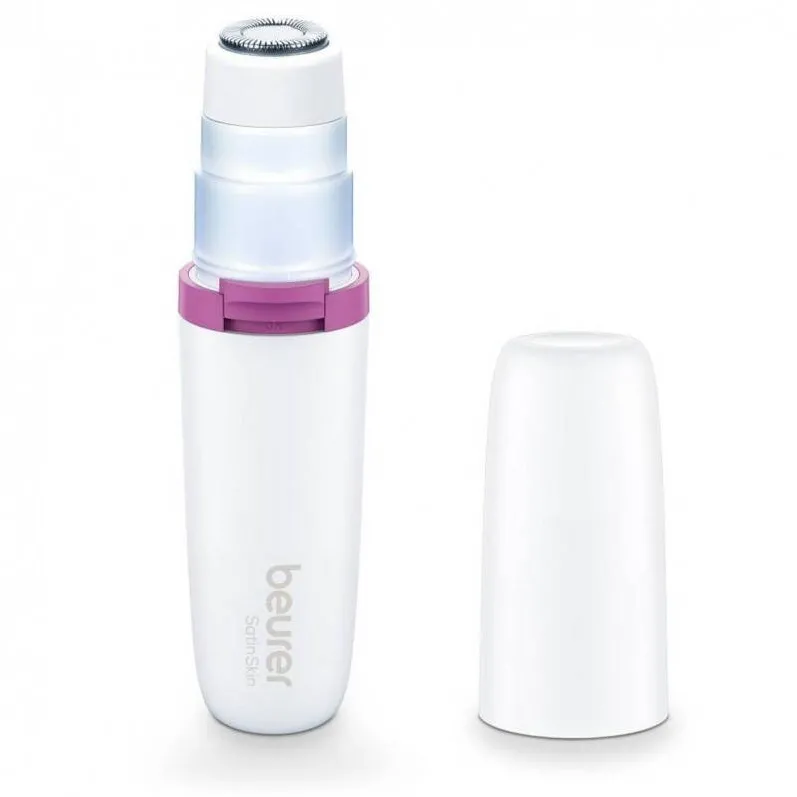 Beurer Trimmer Beurer HL 16, Pentru fata, Utilizare fara fir, Functioneaza cu baterii, alb, pentru indepartarea delicata a parului facial, lumina LED foarte puternica pentru o utilizare precisa, protejat impotriva stropilor de apa (IPX4)