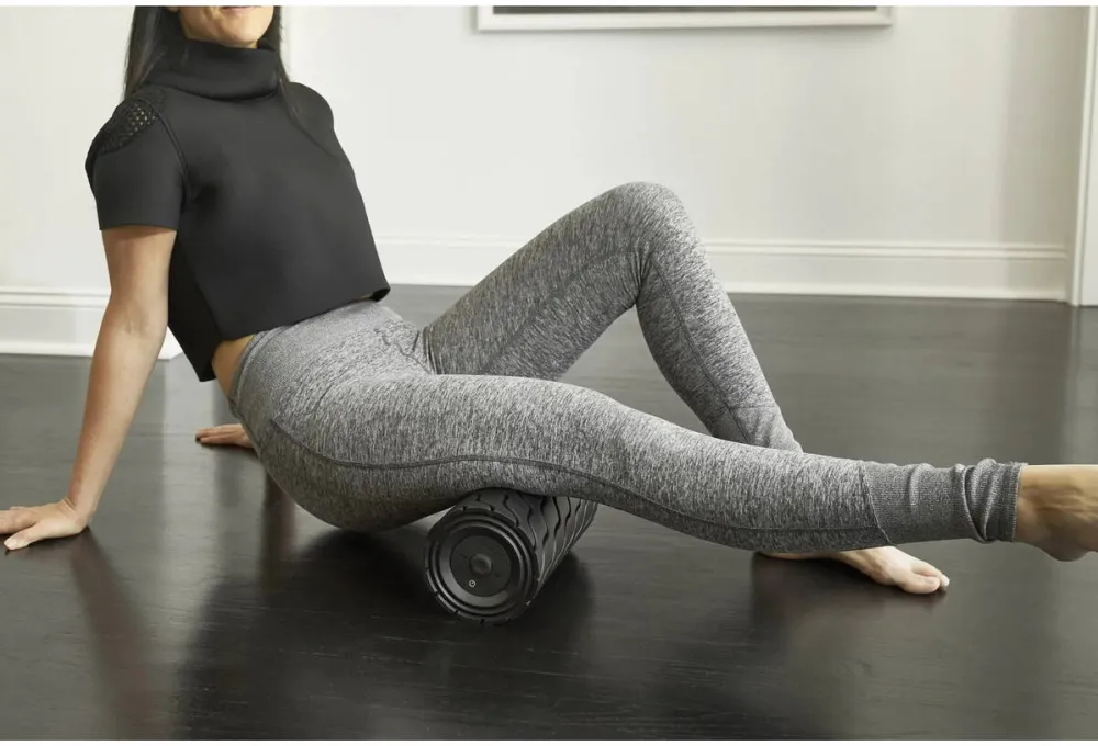 Therabody Rola vibromasaj Therabody Wave Roller, Bluetooth, 5 trepte vibratie, Negru