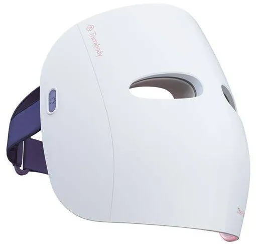 Therabody Masca TheraFace Mask Glo, LED, VibraWave, Alb